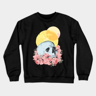 Tarot Moon Skull Death Crewneck Sweatshirt